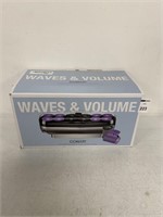 CONAIR WAVES AND VOLUME 12 FLOCKED ROLLERS