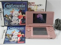Nintendo DS Lite + Castlevania/Chrono Games Lot