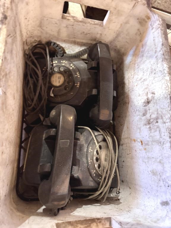 2.  VINTAGE ROTARY PHONES