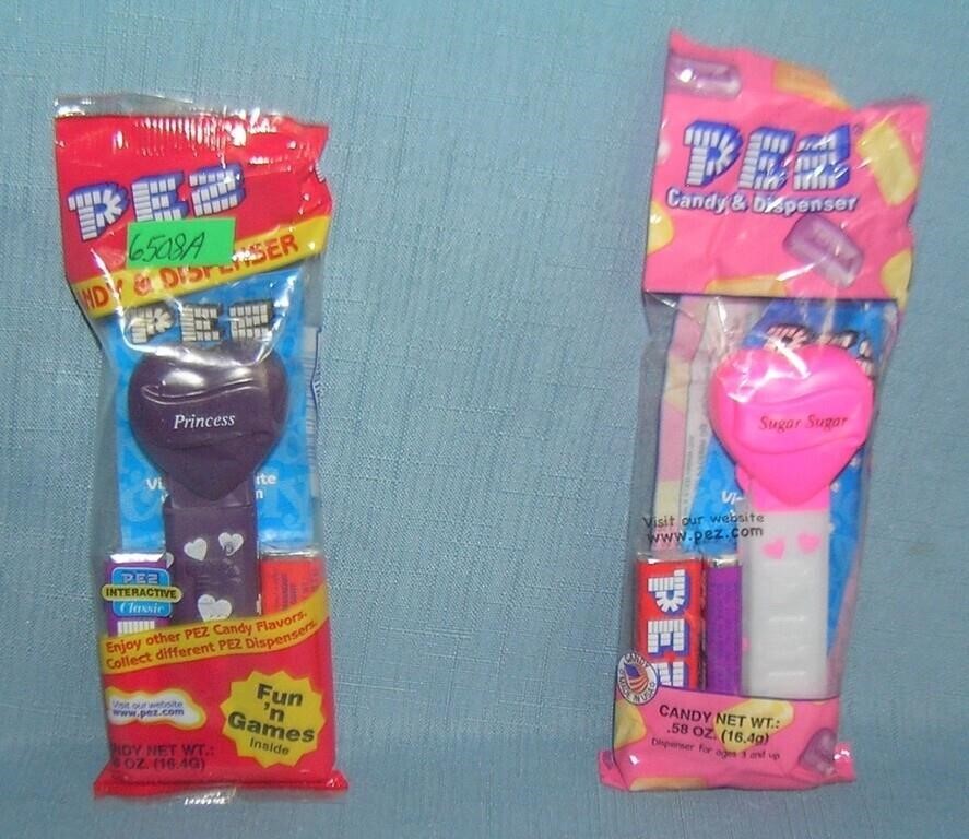 Pair of vintage PEZ Candy containers