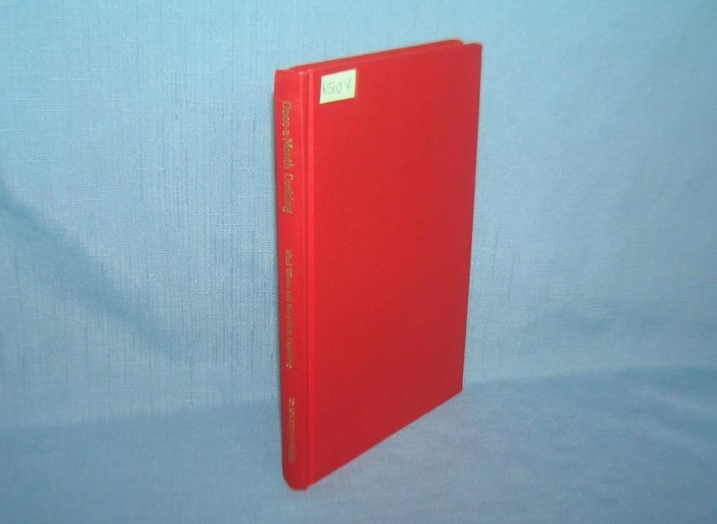 Vintage once a month cookbook, hardcover