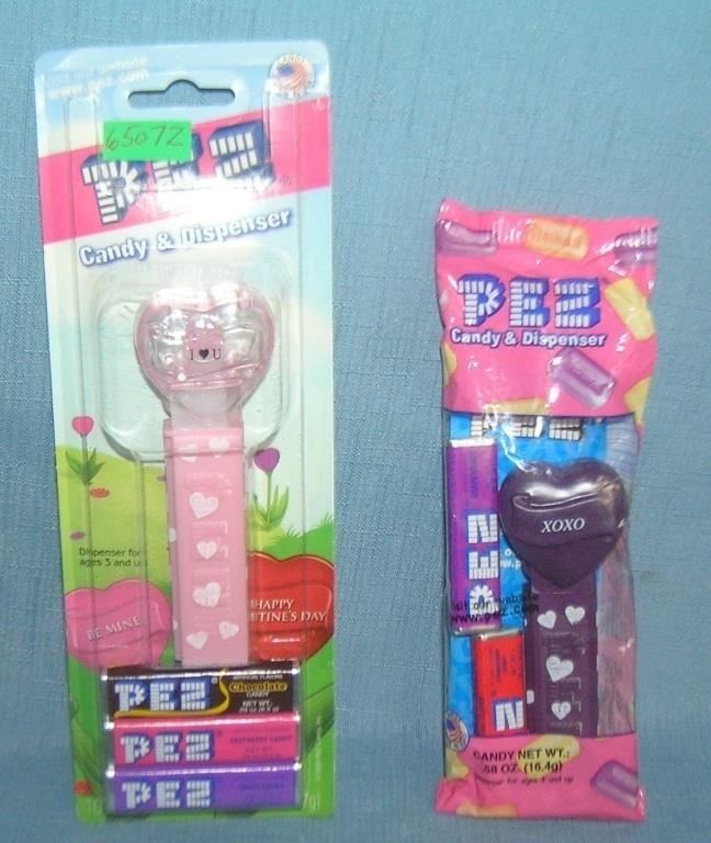 Pair of vintage PEZ Candy containers