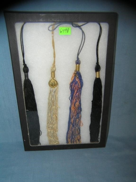 Group of vintage Police Academy graduation tassels