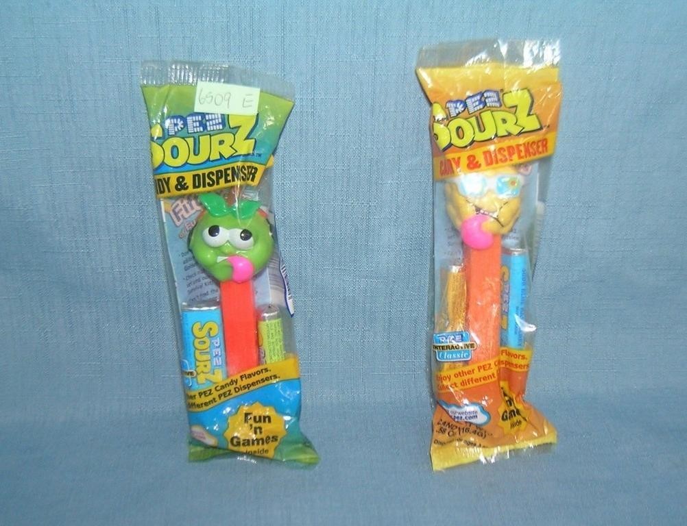 Pair of vintage PEZ Candy containers