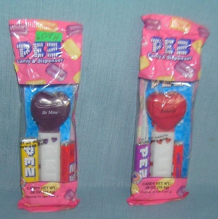 Pair of vintage PEZ Candy containers