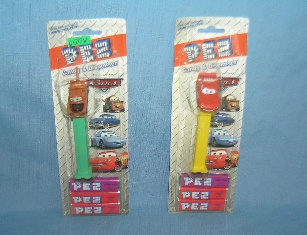 Pair of vintage PEZ Candy containers