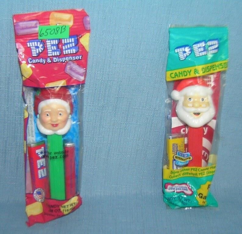 Pair of vintage PEZ Candy containers