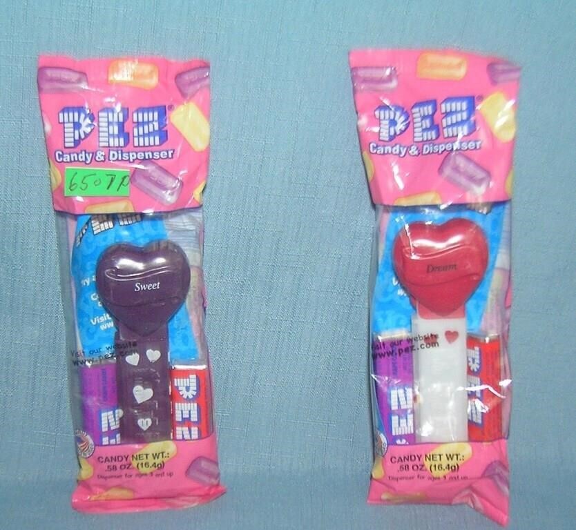 Pair of vintage PEZ Candy containers