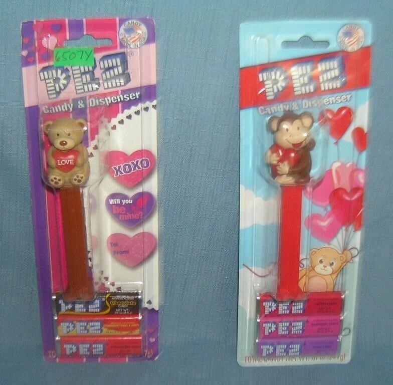 Pair of vintage PEZ Candy containers