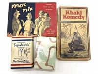 1918 Khaki Komedy Book (spine and binding are