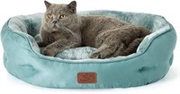 Bedsure Dog Beds for Small Dogs - Round Cat Beds f