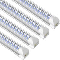 SHOPLED 8FT 72W 9360LM T8 Tube Fixtures 4 Pack