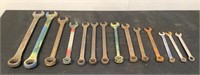 (14) Assorted Combo Wrenches