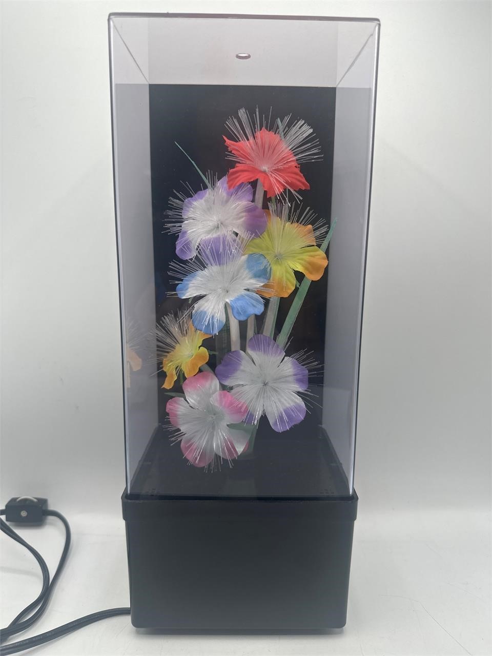 Fiber optic flower lamp