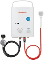 $144  Camplux Tankless Water Heater, 1.32 GPM, 5L