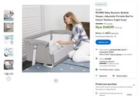 N1156  RONBEI Baby Bassinet Bedside Sleeper