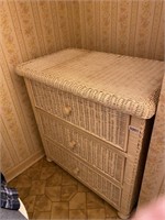 wicker chest of drawers