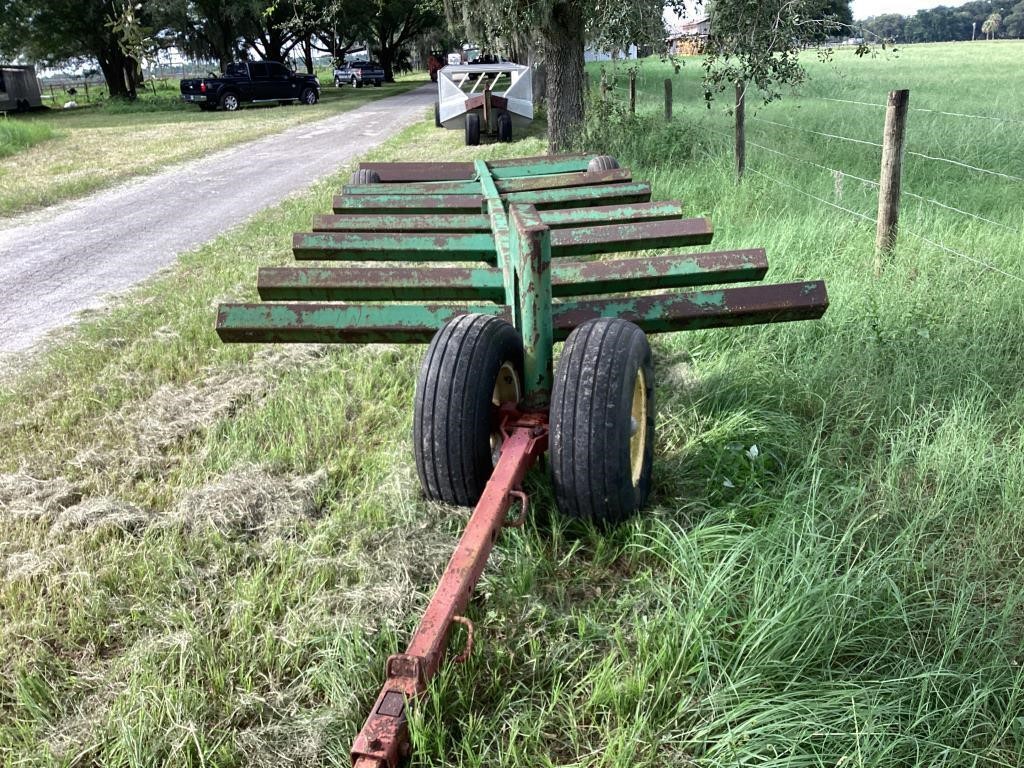 Green Hay Wagon