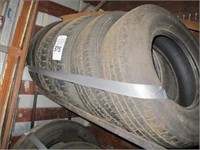 LOT, TRUCK WHEELS & TIRES IN THIS CONTAINER