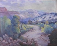 W Frederick Jarvis 26x32 O/C "Castle Butte, NM"