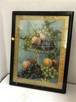 Luscious Luxuries Fruit Still Life Approx 17x22