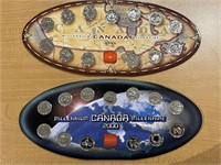 Cdn Millennium Coin Set (1999, 2000)