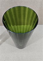 Sweden Olive Optic Tall Vase