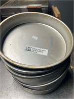 2 inch cake pans 10 inch round Lot of 6
