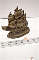 Brass sailing Ship figurine