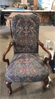 Martha Washington armchair with the paisley