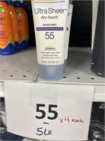 Neutro gena ultra sheer sunscreen 55 4-3fl oz