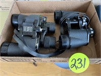 (2) 7x35 Binoculars