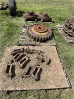 7 Skids Used Trencher Parts