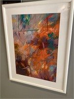 28x36 framed June Kilgore abstract expressionist