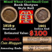 Small Cent Mixed Roll Orig Brandt McDonalds Wrappe