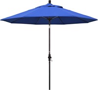 California 9' Round Patio Umbrella  Blue