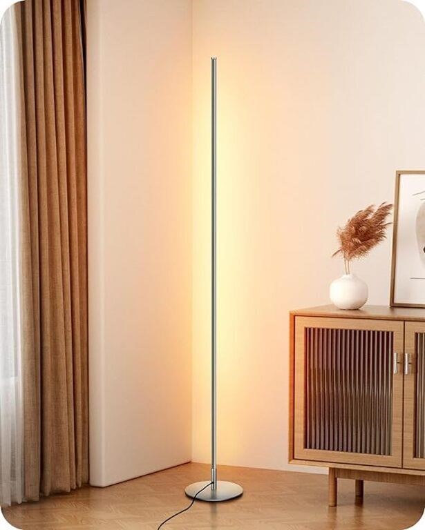 EDISHINE Modern Minimalist LED Floor Lamp, 57.5"