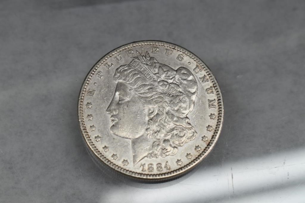 1884 Morgan Dollar -90% Silver Coin