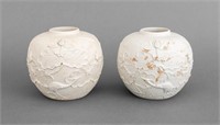 Pair of of Japanese Ceramic Vases, 20th C.
