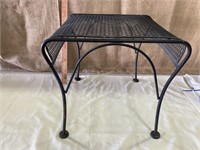 Vintage Wrought iron ottoman