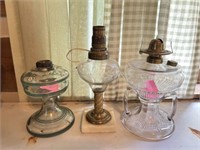 3 Oil Lamps