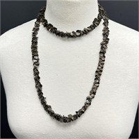 Clustered Disc Necklace - Bronze Tone