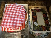 2 Boxes of Placemats, Etc.