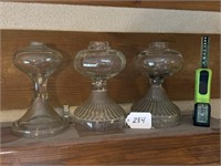 3 Oil Lamps