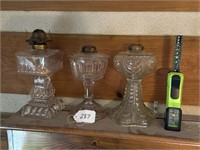 3 Oil Lamps