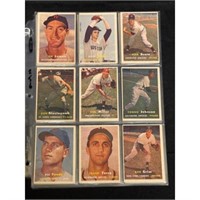 (30) 1957 Topps Baseball Estate Cards