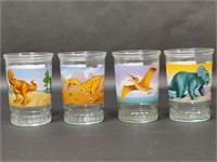 Bama Presents the Great Dinosaurs Glass Cups