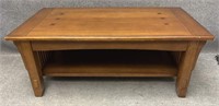 Wooden Mission Style Coffee Table