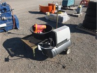 Project Air Compressor, Lamb Stand & Feed Bucket