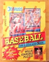 1991 Donruss Baseball Series 1 Sealed Box